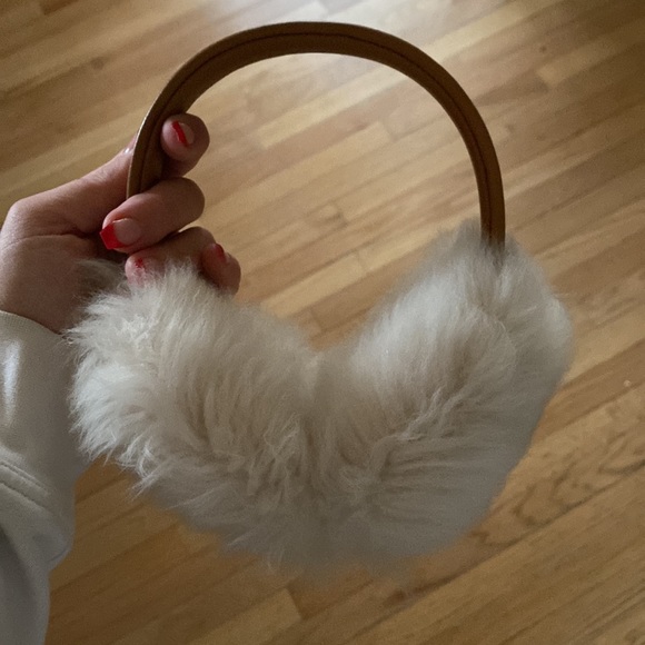 Coach Accessories Coach Leather Shearling Earmuffs Nwot Poshmark